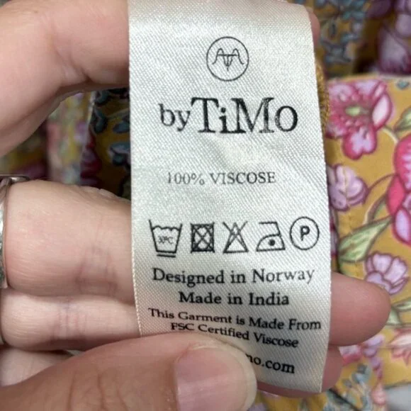 ByTIMO floral long sleeve mini dress - Picture 8 of 9